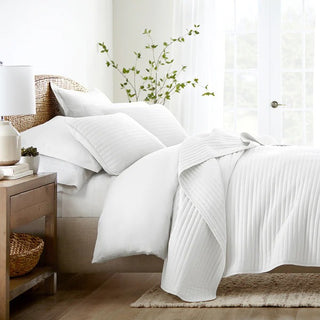 Ultra Soft Quilted Coverlet Set with Hypoallergenic Down Alternative