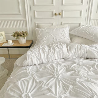 Vintage Floral Duvet Set – Pinch Pleat & Wrinkle-Resistant