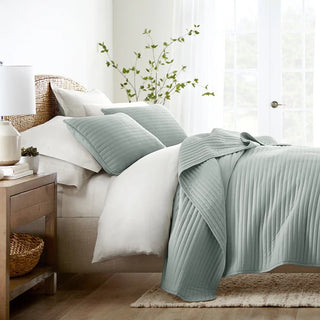 Ultra Soft Quilted Coverlet Set with Hypoallergenic Down Alternative