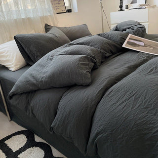 Cloud Cotton Bedding Set with Breathably Soft Washed Texture