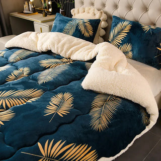Heated Milk Fleece Blanket – Super Thick Warmth for Bed & Couch