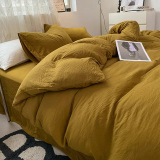 Cloud Cotton Bedding Set with Breathably Soft Washed Texture