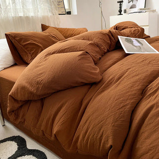 Cloud Cotton Bedding Set with Breathably Soft Washed Texture