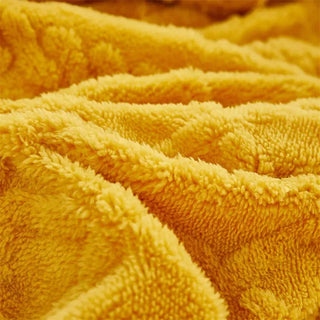 Plush Warm Fitted Sheet with Stretch-Fit Velvet