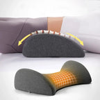 I-Shape Memory Foam Lumbar Pillow – Spinal Alignment & Pain Relief