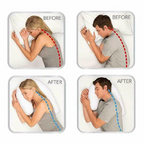 Orthopedic Side Sleeper Pillow with Ear Hole & Spine Support