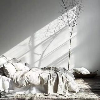 Pure Linen Bed Sheets – Ultra-Breathable for Refreshing Sleep