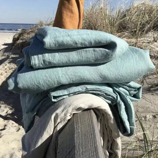 Pure Linen Bed Sheets – Ultra-Breathable for Refreshing Sleep