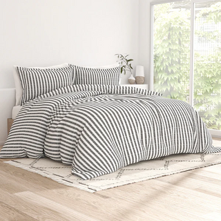 Soft Brushed Duvet Set – Hypoallergenic Wrinkle & Fade Resistant