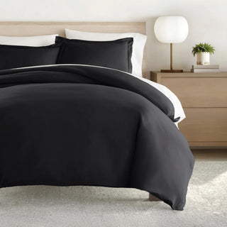 Soft Hypoallergenic Microfiber Duvet Set with Zipper & Corner Ties