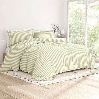 Soft Brushed Duvet Set – Hypoallergenic Wrinkle & Fade Resistant