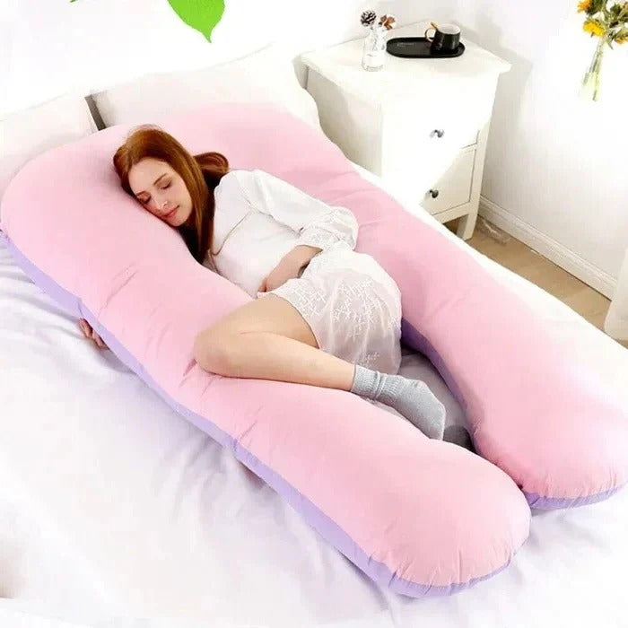 U-Shaped Full Body Pillow with Ergonomic Memory Foam Support