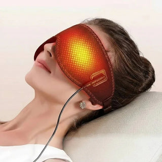 Heated Eye Mask with 3 Temp Levels & USB Vibration