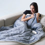 Weighted Heated Throw Blanket – Deep Pressure & Adjustable Warmth