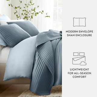 Ultra Soft Quilted Coverlet Set with Hypoallergenic Down Alternative