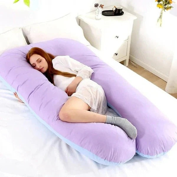 U-Shaped Full Body Pillow with Ergonomic Memory Foam Support