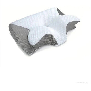 Ergonomic Memory Foam Neck Pillow with Washable Cover