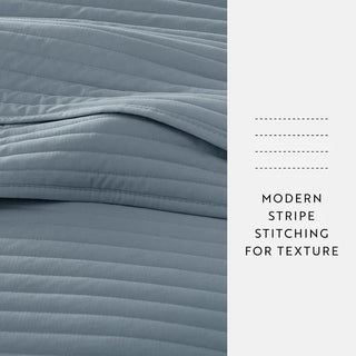 Ultra Soft Quilted Coverlet Set with Hypoallergenic Down Alternative