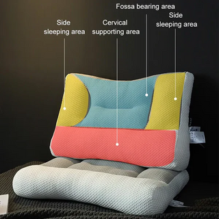 Orthopedic Neck Pillow with Ergonomic Pain Relief for Side Sleepers