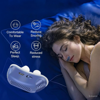 Portable Micro CPAP Device – Maskless Nasal Buds for Travel