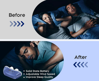 Portable Micro CPAP Device – Maskless Nasal Buds for Travel