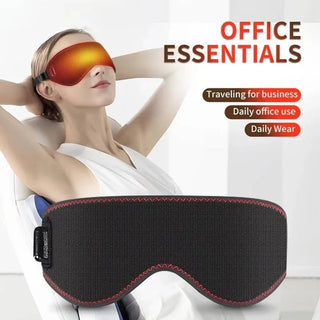 Heated Eye Mask with 3 Temp Levels & USB Vibration