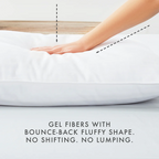 Cooling Gel-Fiber Pillows 2-Pack – Temperature Regulating for All Sleepers