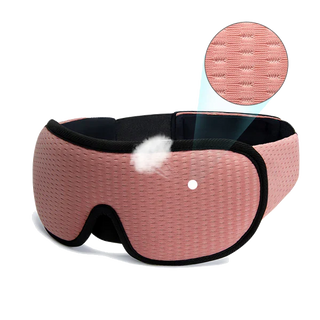 Zero-Pressure 3D Sleep Mask with Total Blackout for Travel & Home