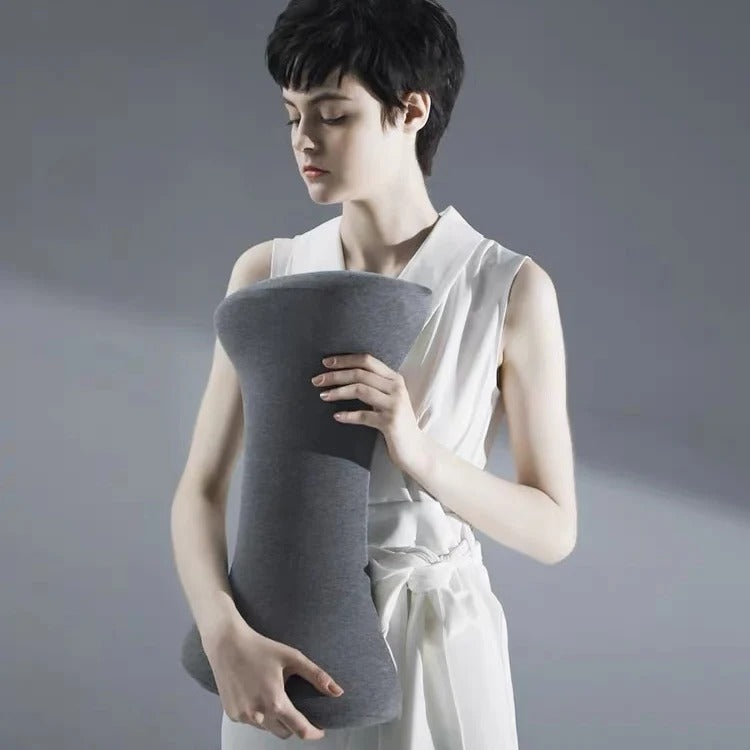 I-Shape Memory Foam Lumbar Pillow – Spinal Alignment & Pain Relief