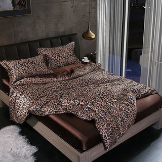 Luxury Silk Bedding Set – All-Season Hypoallergenic 4-Piece Sheets